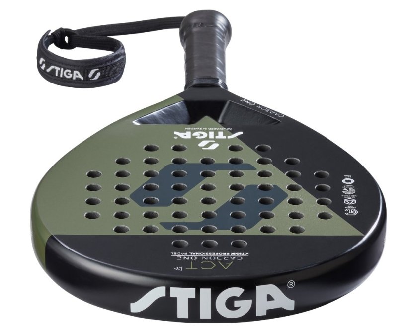 Raketa na padel STIGA ACT Black/Olive Green