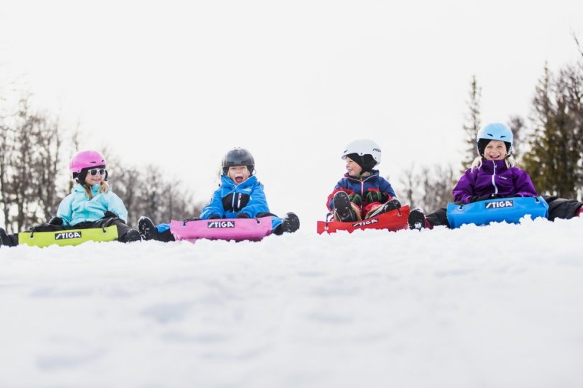 Matrace na sníh STIGA Snow Flyer Jr, černá