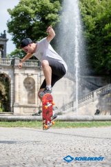 Schildkröt Skateboard Kicker 31" Red Parkour