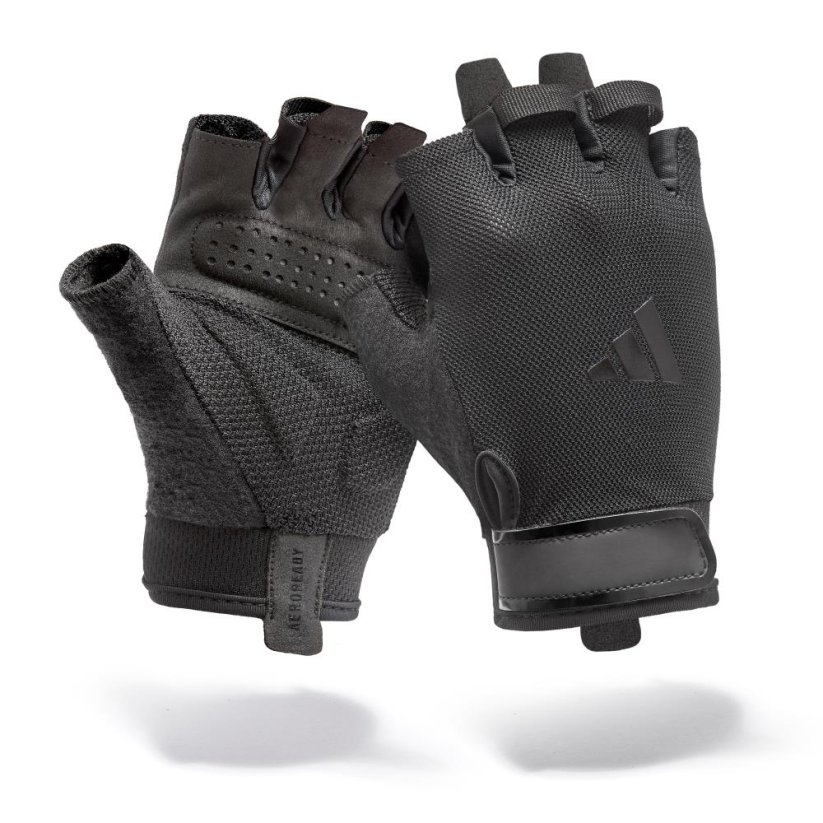Tréninkové rukavice ADIDAS Essential - černé - Velikost: L