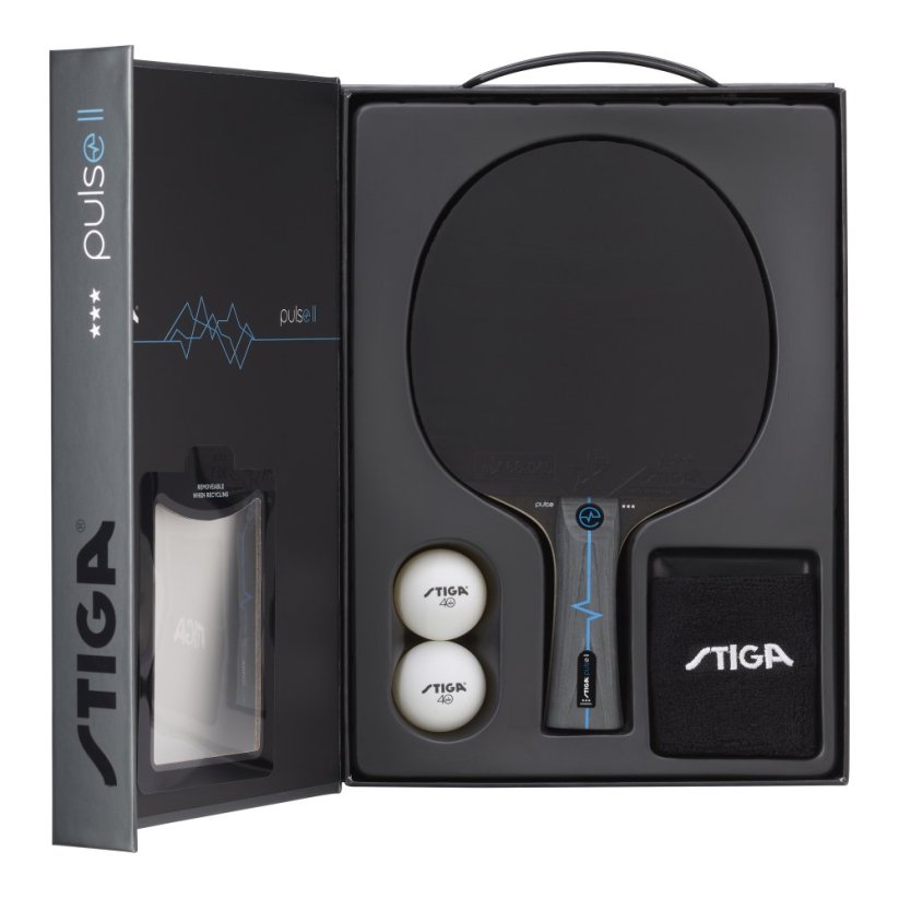 Set na stolní tenis STIGA Pulse Box II 3 star