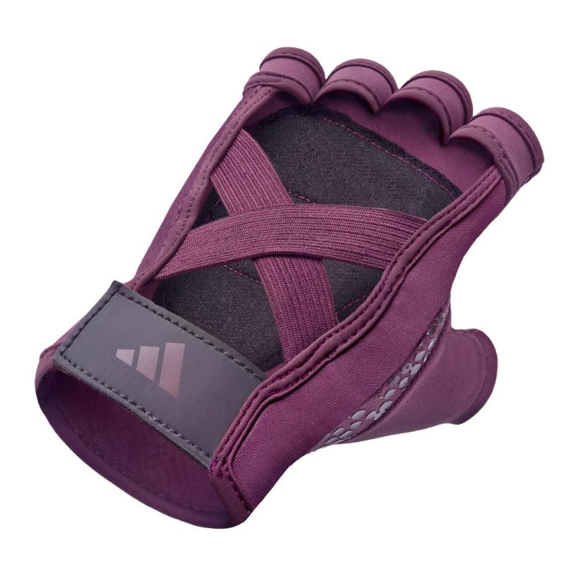 Dámské tréninkové rukavice ADIDAS - karmínové