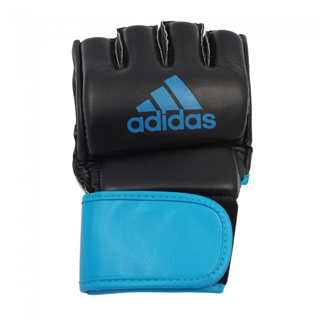 Tréninkové rukavice ADIDAS Grappling MMA, černo-modré - Velikost: M