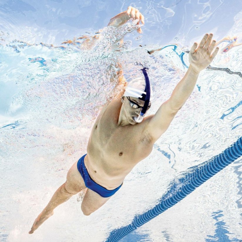 FINIS Stability Snorkel: Speed Navy