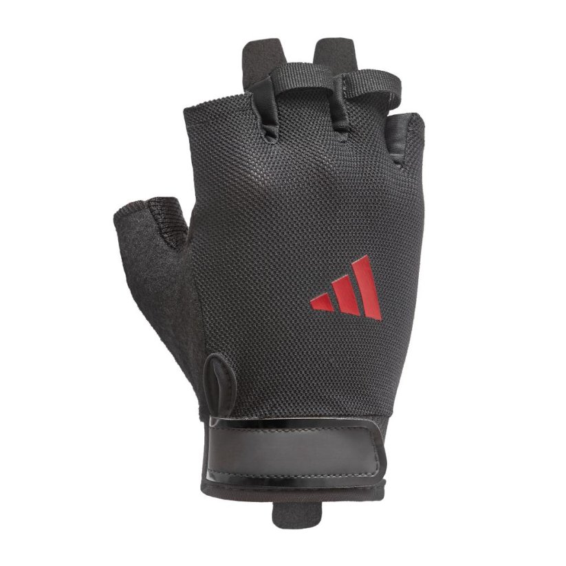Tréninkové rukavice ADIDAS Essential - červené - Velikost: M