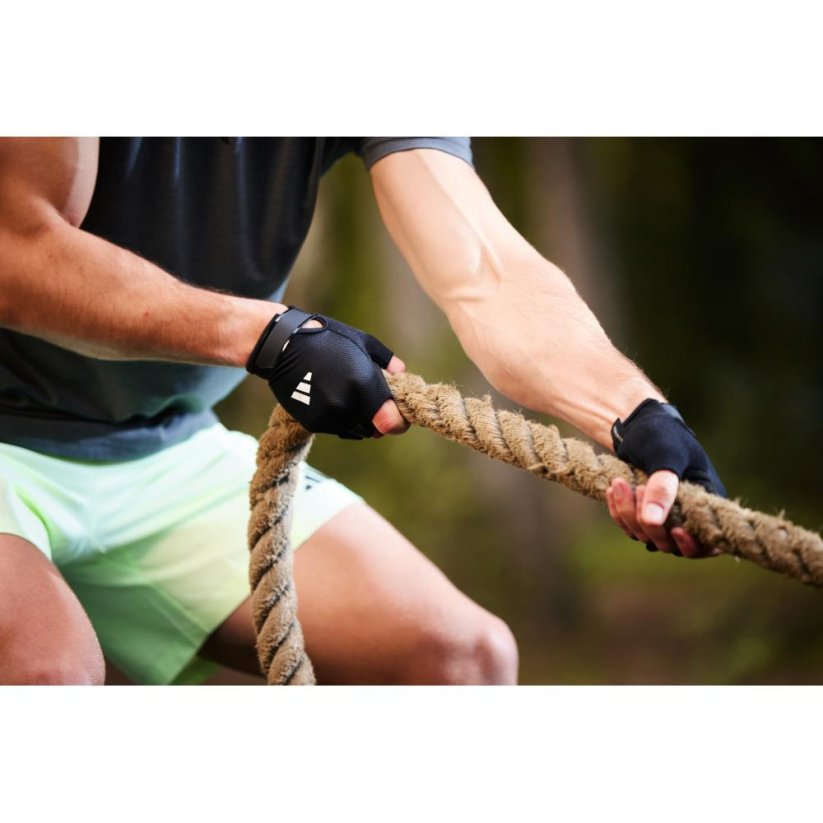 ADIDAS Essential Training Gloves - White - Velikost: XL