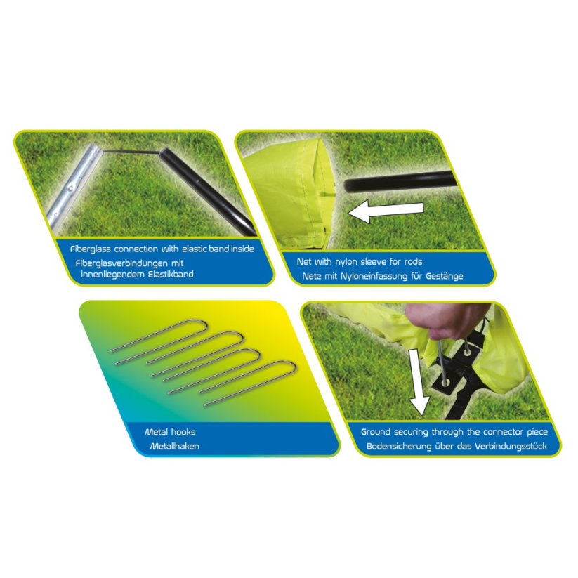 SCHILDKRÖT Portable soccer goal XL