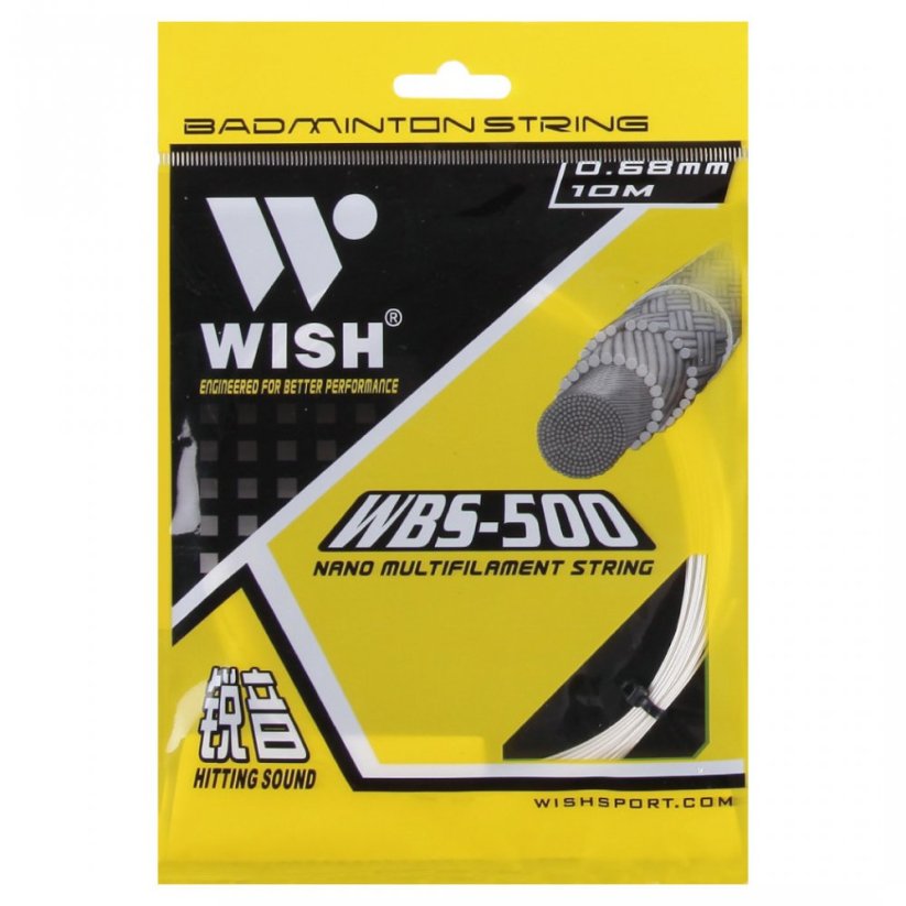 Badmintonový výplet WISH WBS 500, bílý