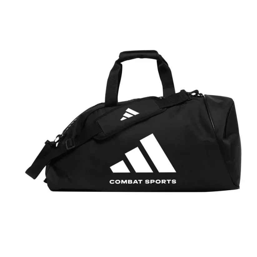 Taška ADIDAS 2v1 Combat Sports, černo-bílá - Velikost: L