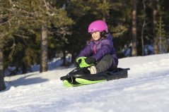 Řiditelné boby STIGA Snowpower Brake, černé
