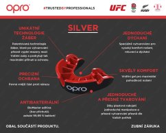 Chránič na zuby OPRO Silver Junior