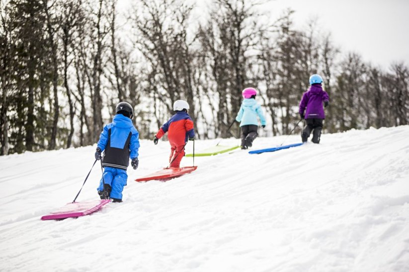 Matrace na sníh STIGA Snow Flyer Jr, černá