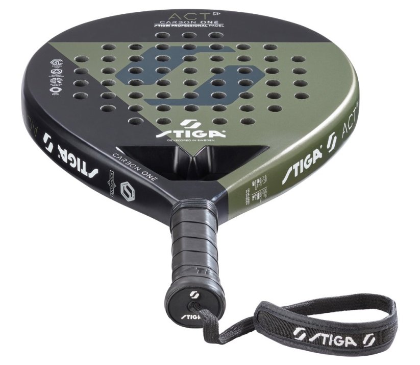 Raketa na padel STIGA ACT Black/Olive Green