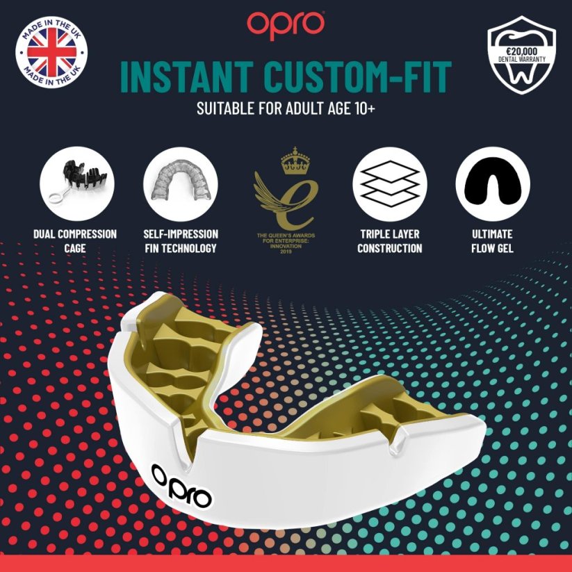 Chránič na zuby OPRO Instant Custom Fit Agression