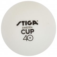 Míčky na stolní tenis STIGA Cup ABS, bílé