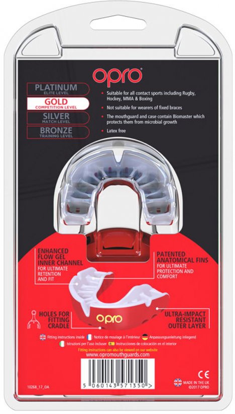 Chránič na zuby OPRO Gold