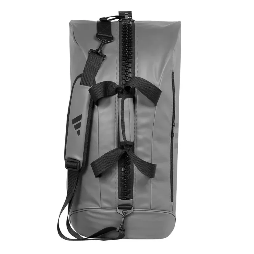 Taška ADIDAS 2v1 Bag PU COMBAT SPORTS, šedo-černá - Velikost: S