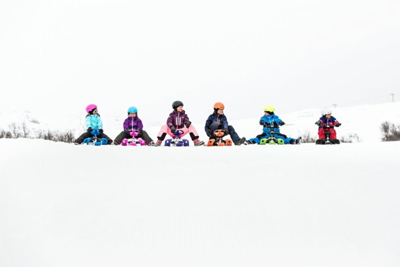 Skibob STIGA Snowracer Curve Pro, růžový