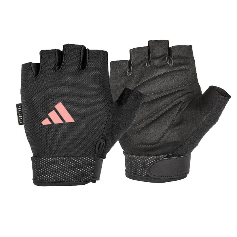 ADIDAS Essential Adjustable Gloves - Pink - Velikost: S