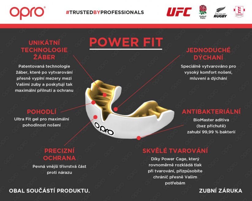 Chránič na zuby OPRO Instant Custom Fit UFC