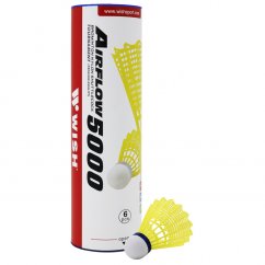 Badmintonové plastové míče WISH Air Flow 5000, žluté