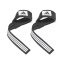ADIDAS Lifting Straps - Black/White