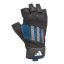 Tréninkové rukavice ADIDAS Performance - modré - Velikost: L
