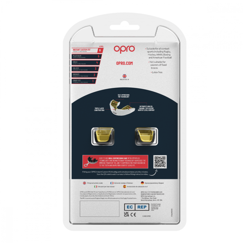 Chránič na zuby OPRO Instant Custom Fit Agression