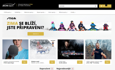 Vítejte na našem novém e-shopu JECHA Sport!