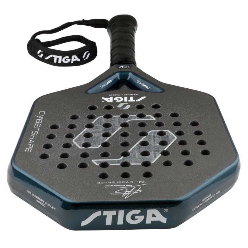 Raketa na padel STIGA 18K Hard Adam Edt. Cybershape
