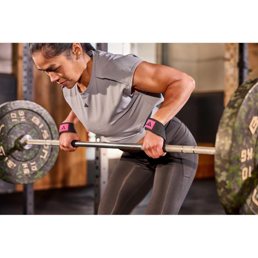 ADIDAS Lifting Straps - Black/Pink