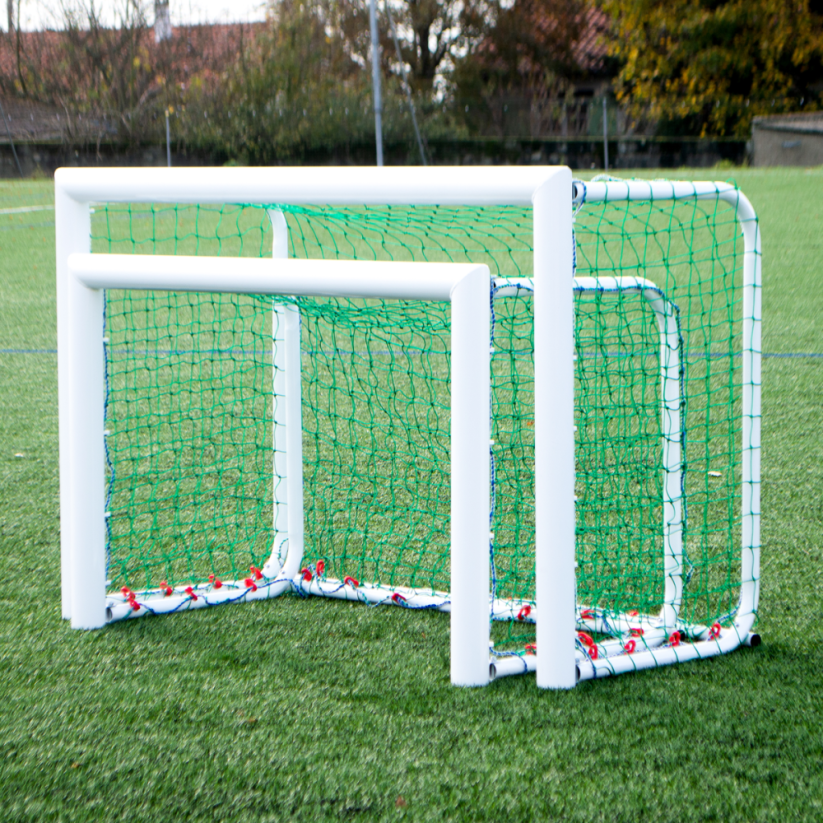 SPORTI fotbalová mini branka - hliníková 120 x 80 x 60 cm.