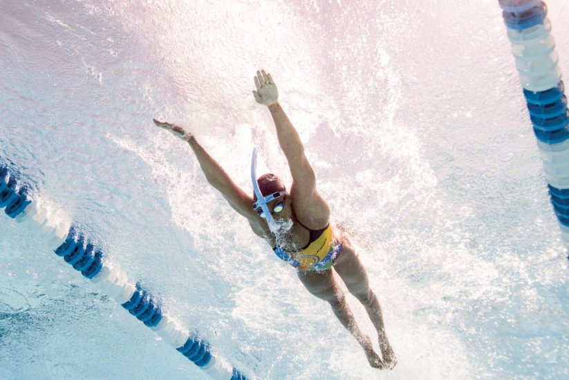 FINIS Glide Snorkel Ocean Blue