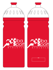 Sportovní láhev (Čiba Sport), červená 0,7L