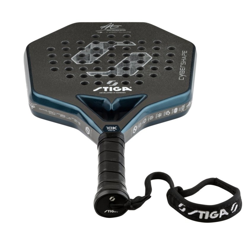 Raketa na padel STIGA 18K Hard Adam Edt. Cybershape