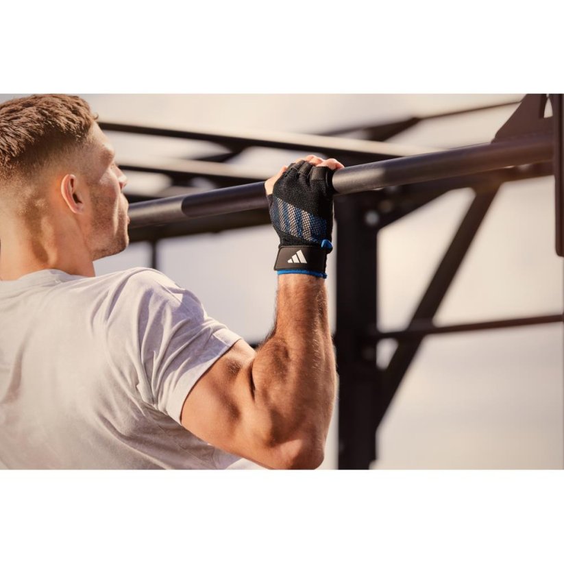 ADIDAS Performance Training Gloves - Blue - Velikost: XL