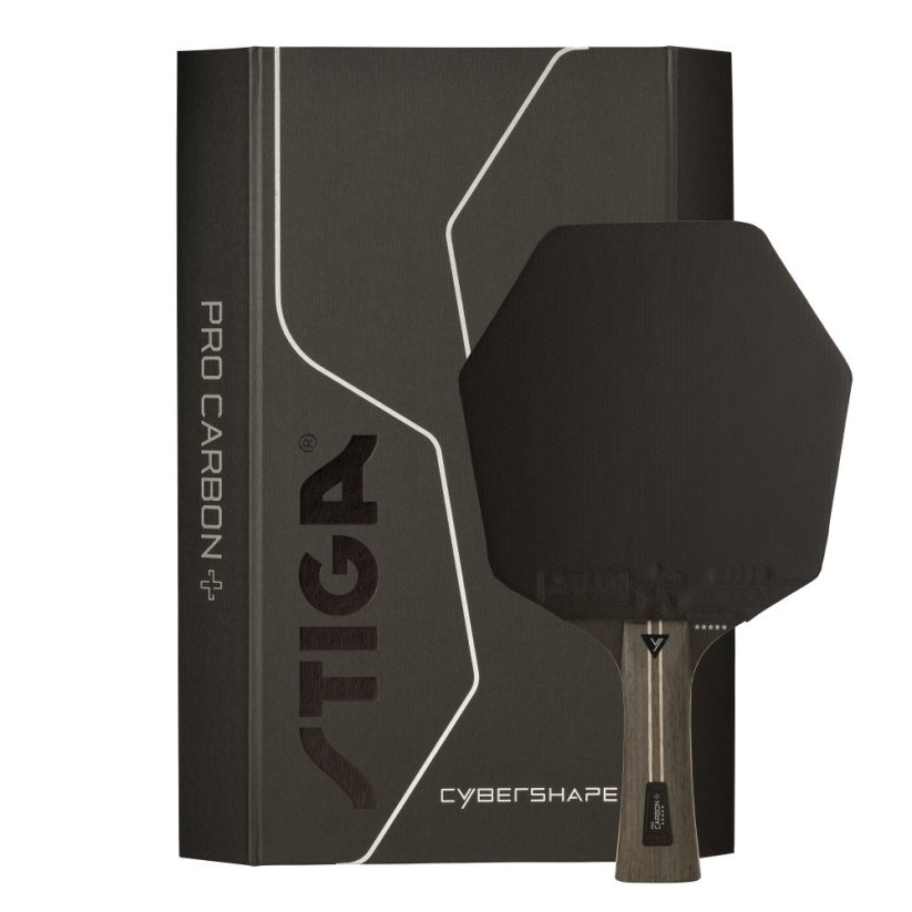 Pálka na stolní tenis STIGA Cybershape Pro Carbon 5*