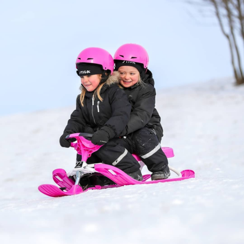 Skibob STIGA Snowracer Curve Pro, růžový