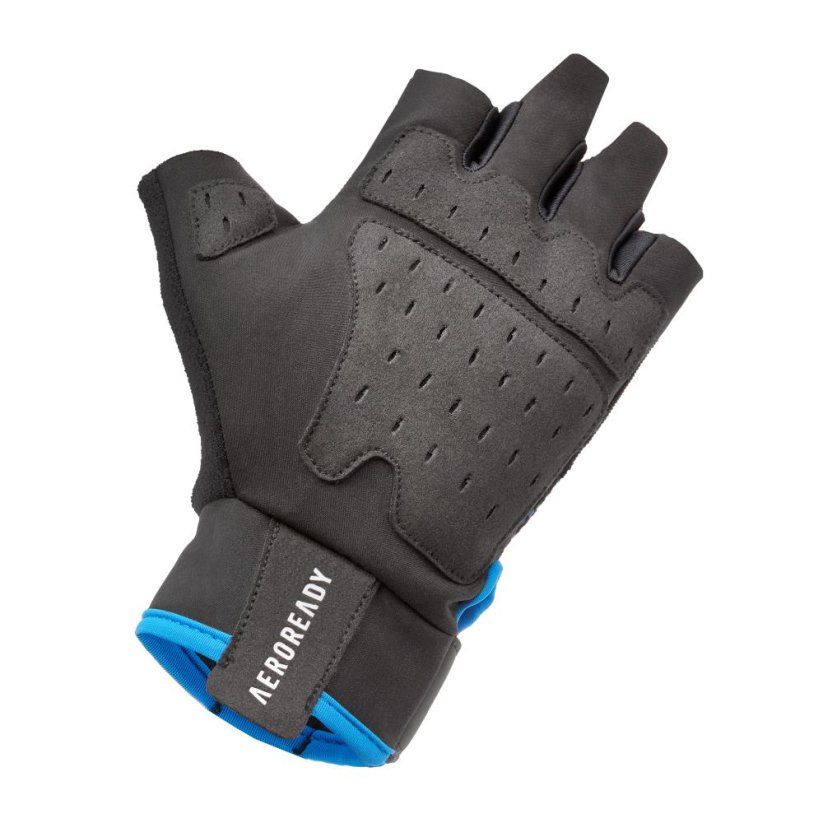 Tréninkové rukavice ADIDAS Performance - modré - Velikost: L