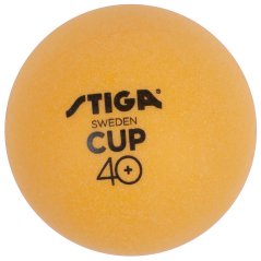 Míčky na stolní tenis STIGA CUP ABS oranžové, 12 ks